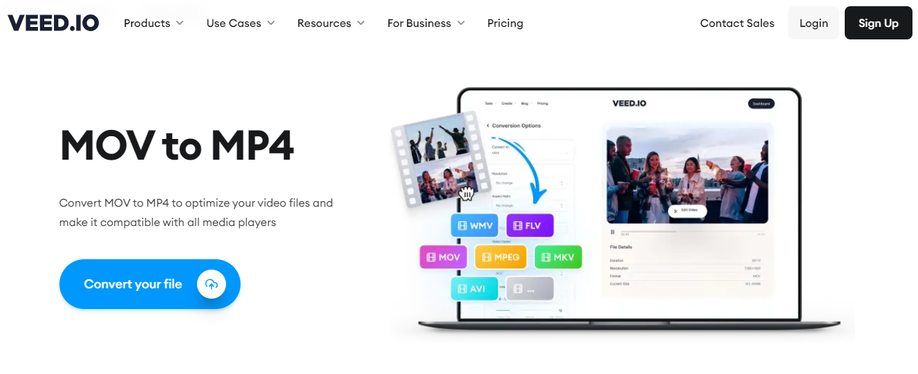 VEED.io - Online MOV Converter