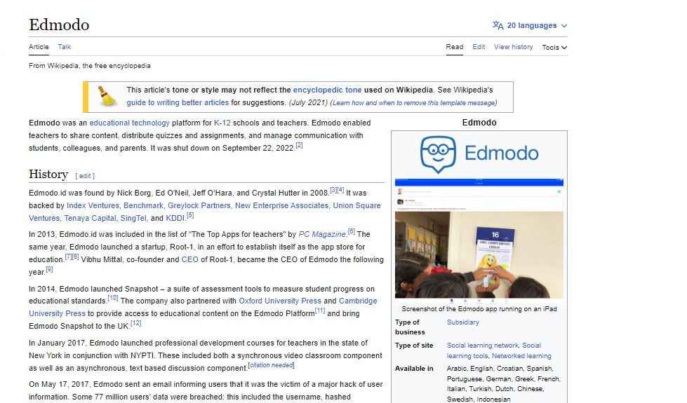  Edmodo - AI-assisted online learning platform for AI Tools for Students and Teachers
