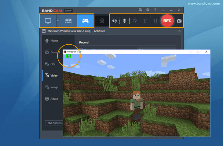Bandicam for  Clipping Software for Gaming