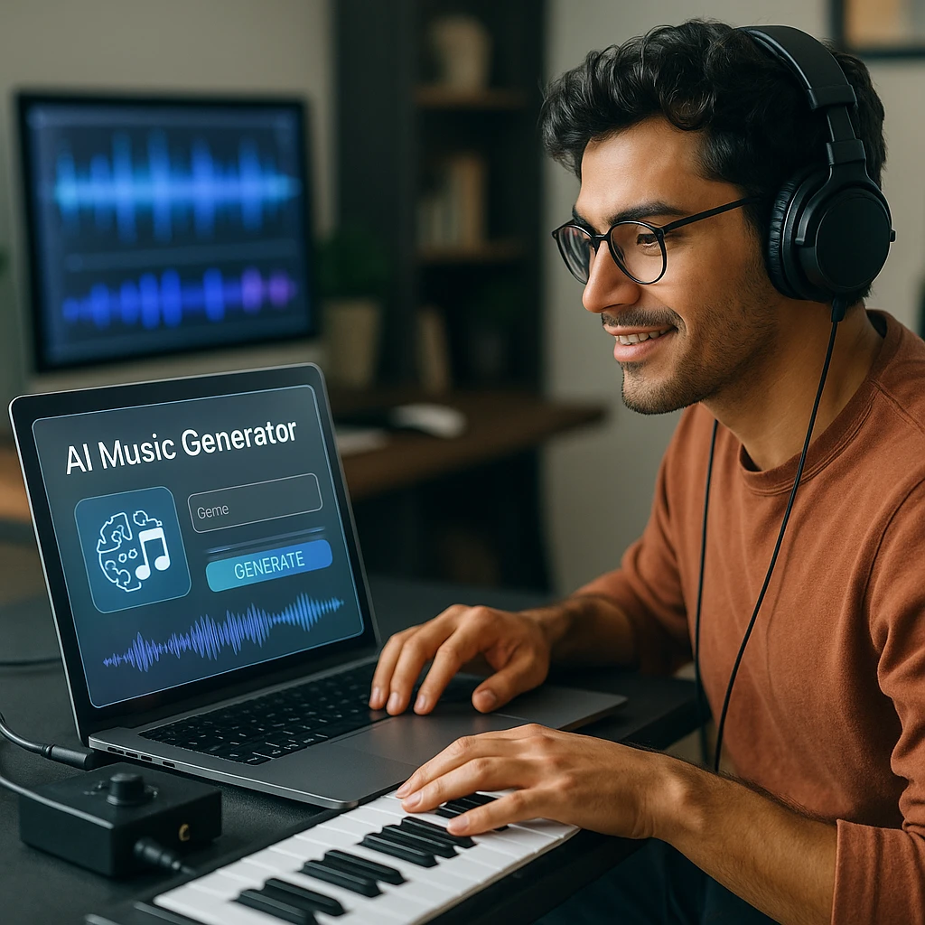 Music streaming comparison interface showing different platforms and their audio quality options