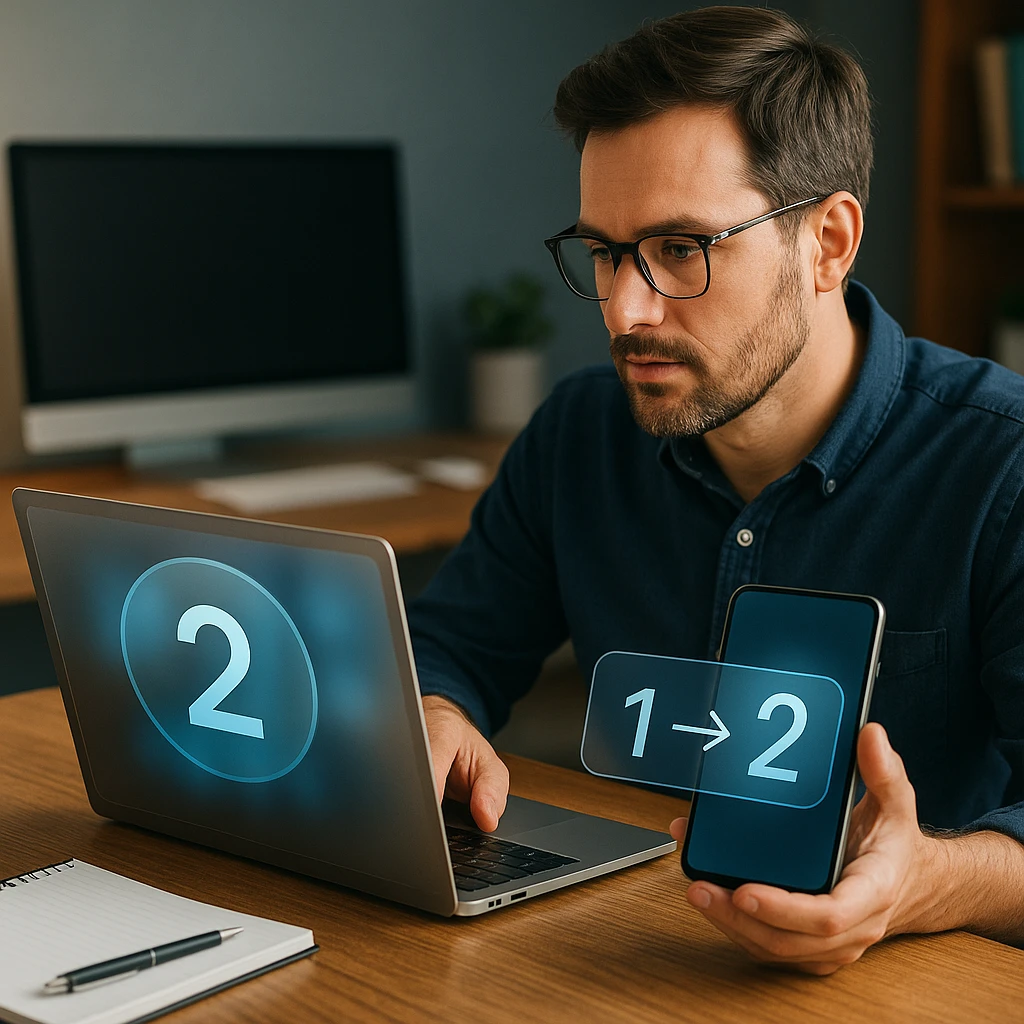 Young professional starting their remote work career from a cozy home workspace