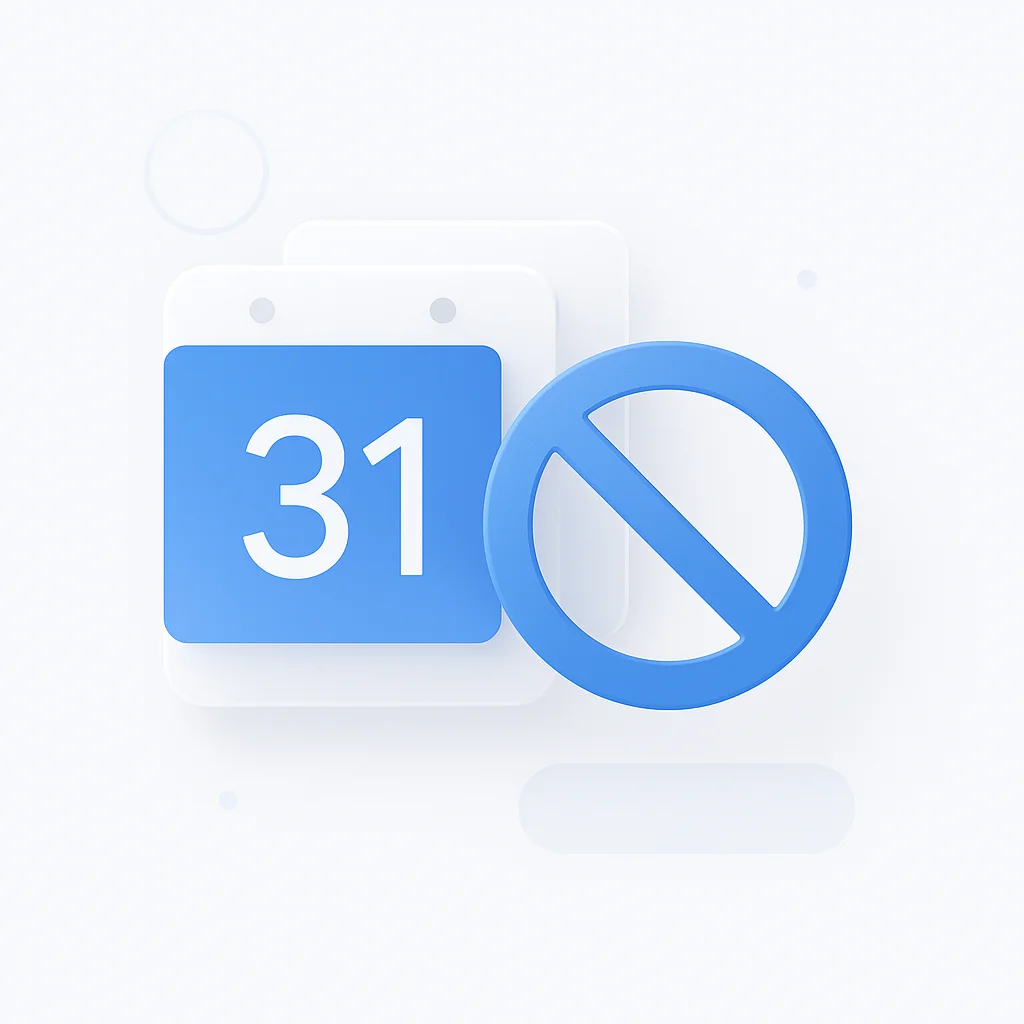 How to delete Google Calendar on desktop step by step