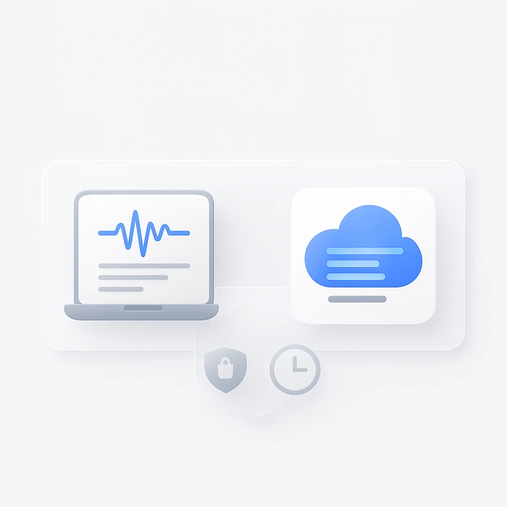 On-Device vs Cloud Transcription: Privacy and Speed Compared